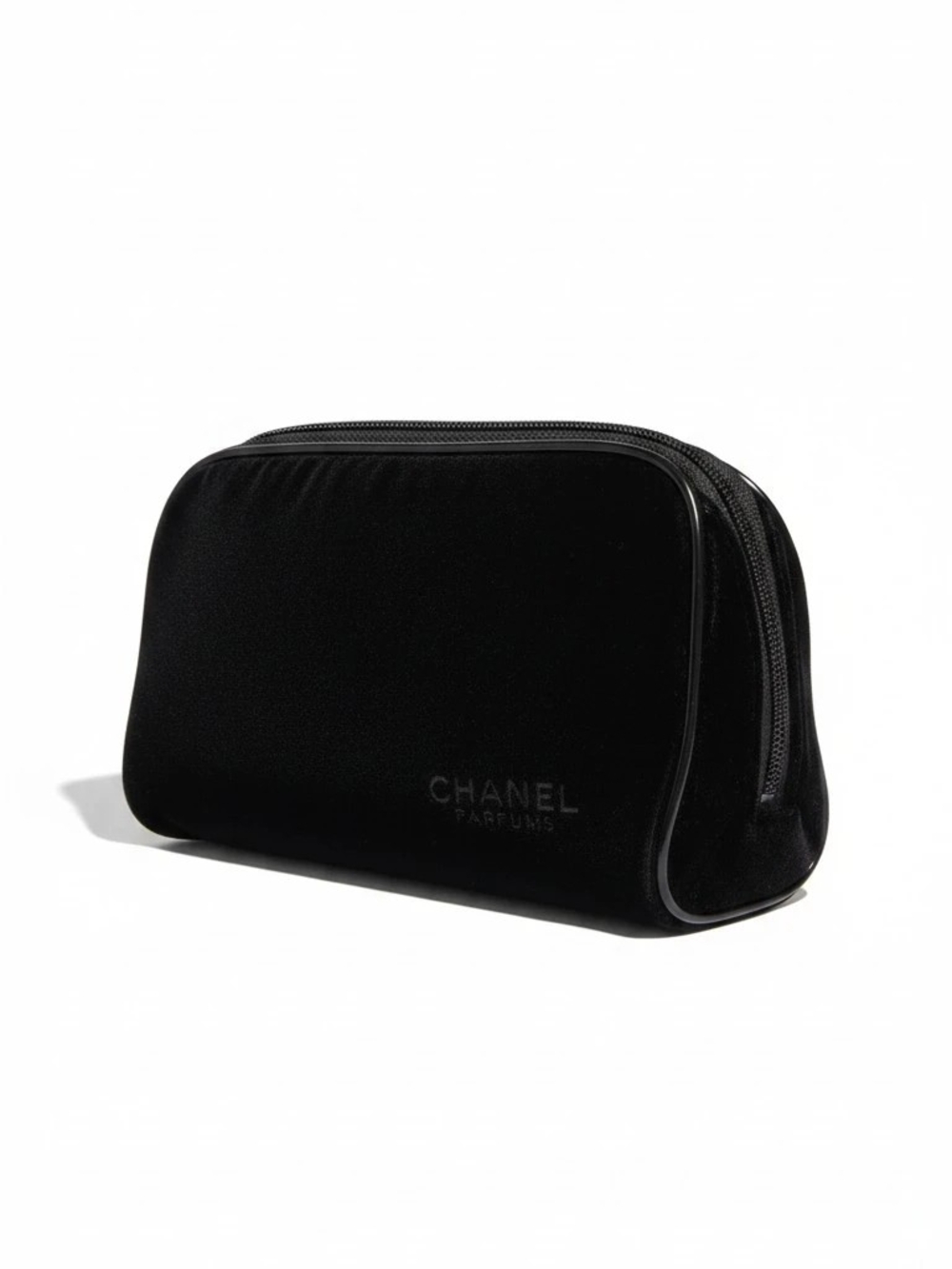 CHANEL Parfums Black Velvet Travel Pouch
